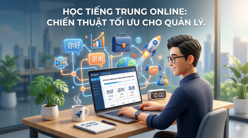 TẠI SAO NHÂN VIÊN VĂN PHÒNG VÀ QUẢN LÝ NÊN CHỌN HỌC TIẾNG TRUNG QUA VIDEO QUAY SẴN?