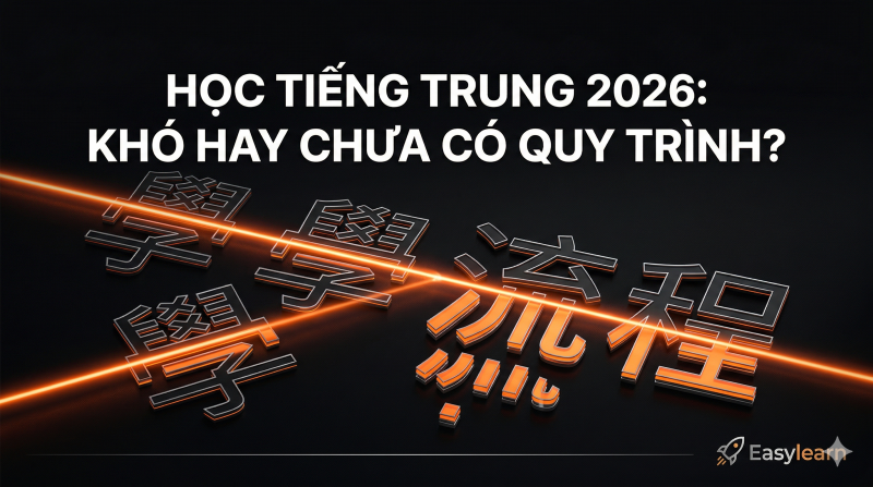 Học tiếng Trung có khó không? Giải pháp chinh phục ngôn ngữ hiệu quả nhất năm 2026