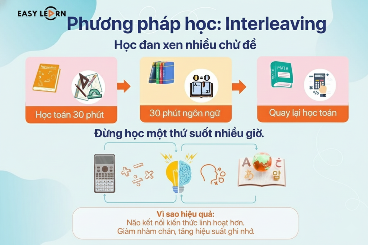 Phương ph&aacute;p học Interleaving
