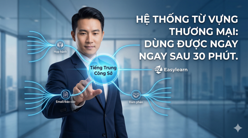 Tổng hợp từ vựng tiếng Trung giao tiếp cho người đi làm: Học thế nào để dùng được ngay trong công việc?